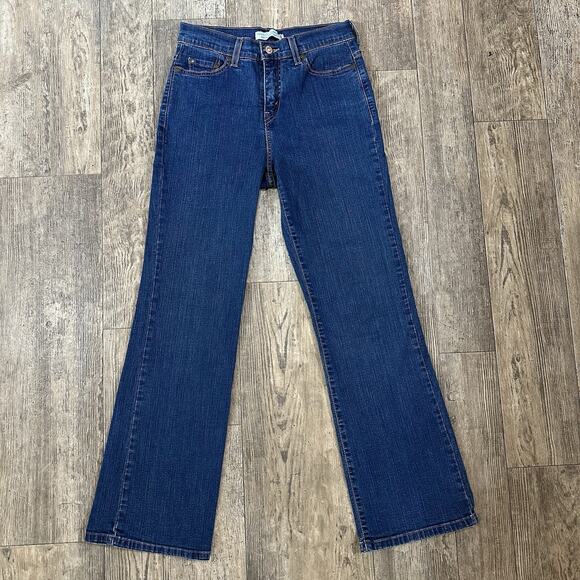 Levi's Denim - Levi's 512 PERFECTLY SLIMMING Sz 6S Mid Rise Boot Cut Jeans Denim Pants 27x29.5